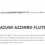 AZ2SRBO Azumi Mod 2 Flute