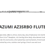 AZ3SRBO Azumi Model 3 Flute