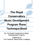 Royal Conservatory Piano Technique Book