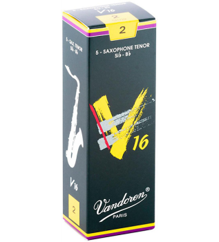 5V16TS2 Vandoren V16 Tenor Sax Reeds 2.0 (5 ct. Box)