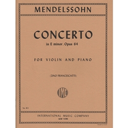 Concerto in E minor, Op. 64 - Violin