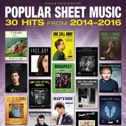 Popular Sheet Music - 30 Hits from 2014-2016, PVG
