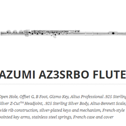AZ3SRBO Azumi Model 3 Flute