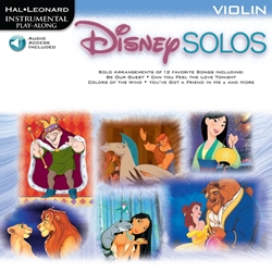 Disney Solos for Violin w/Online Audio
