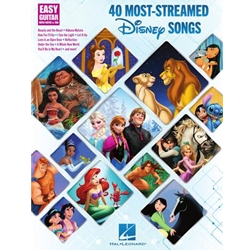 40 Most-Streamed Disney Songs, EZ Gtr Tab