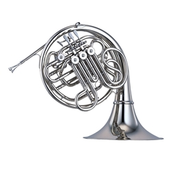 YHR668NDII Yamaha Professional Horn w/Detachable Bell, Nickel-Silver