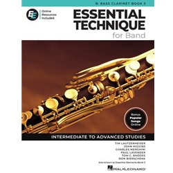 Essential Technique for Band Book 3, Bass Clarinet