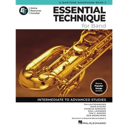 Essential Technique for Band Book 3, Bari Sax