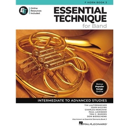 Essential Technique for Band Book 3, French Horn
