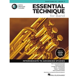 Essential Technique for Band Book 3, Baritone BC