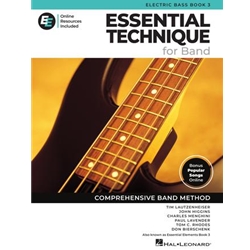 Essential Technique for Band Book 3, Electric Bass