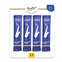 MRSUBALSXV Monthly Reed Subscription for Traditional Vandoren Alto Sax Reeds - 4 Pack
