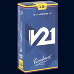 10V21CL35 Vandoren V21 Clarinet Reeds 3.5 (10 ct. Box)