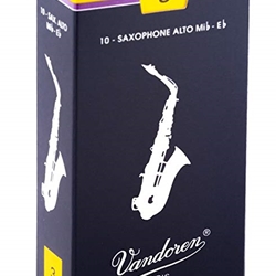 10VAS35 Vandoren Alto Sax Reeds #3.5 (10 ct. Box)